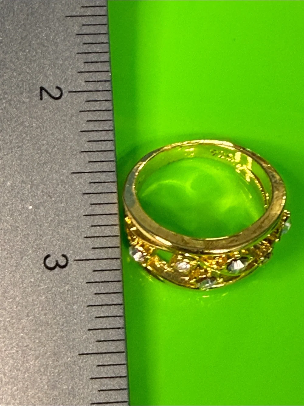 925 Sterling Silver elegant gold